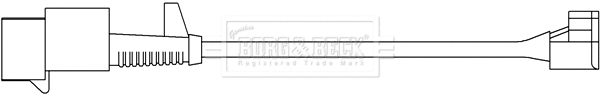 Warning Contact, brake pad wear (BWL3051)