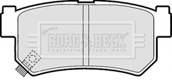 Brake Pad Set, disc brake (BBP1790)