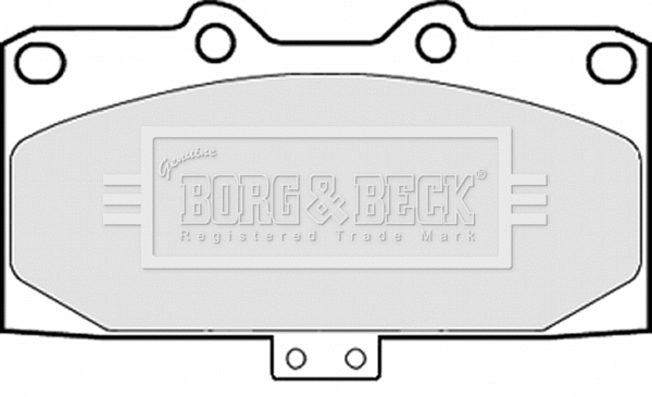 Brake Pad Set, disc brake (BBP1832)