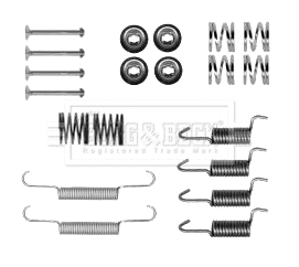 Accessory Kit, parking brake shoes (BBK6233)