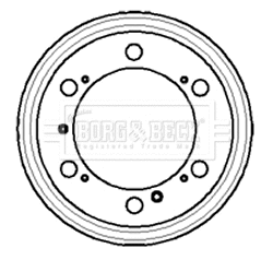 Brake Drum (BBR7050)