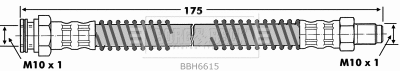 Brake Hose (BBH6615)