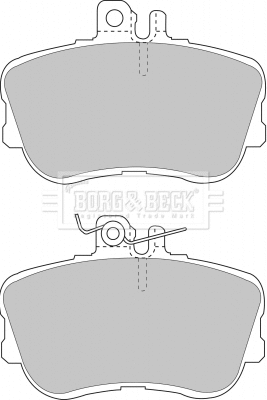 Brake Pad Set, disc brake (BBP1388)