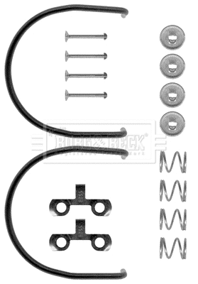 Accessory Kit, parking brake shoes (BBK6008)