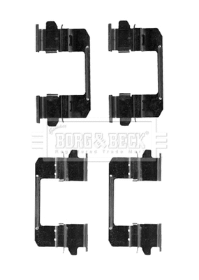 Accessory Kit, disc brake pad (BBK1514)