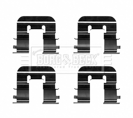 Accessory Kit, disc brake pad (BBK1626)