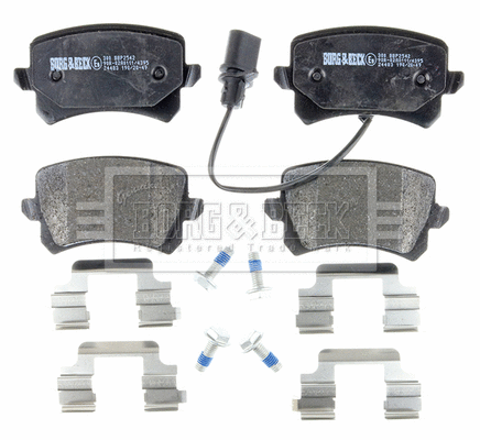 Brake Pad Set, disc brake (BBP2542)