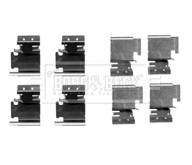 Accessory Kit, disc brake pad (BBK1209)