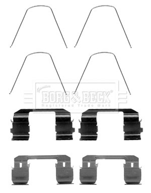 Accessory Kit, disc brake pad (BBK1363)