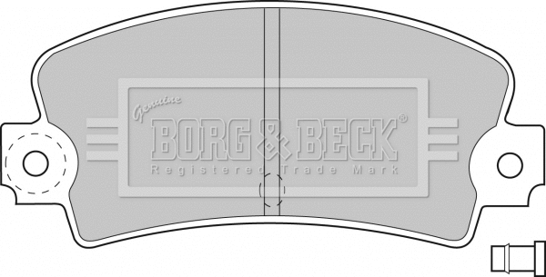 Brake Pad Set, disc brake (BBP1233)