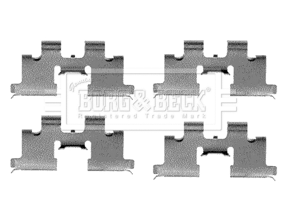 Accessory Kit, disc brake pad (BBK1111)