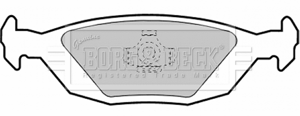 Brake Pad Set, disc brake (BBP1252)