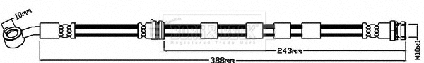 Brake Hose (BBH8528)