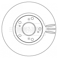 Brake Disc (BBD4538)