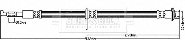 Brake Hose (BBH8432)