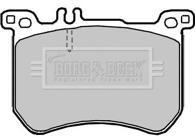 Brake Pad Set, disc brake (BBP2378)