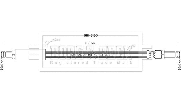 Brake Hose (BBH6160)