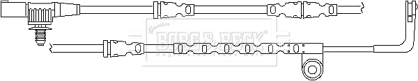 Warning Contact, brake pad wear (BWL3042)