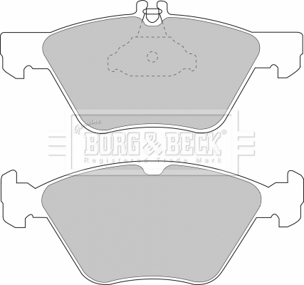 Brake Pad Set, disc brake (BBP1564)