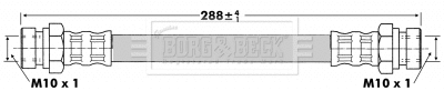 Brake Hose (BBH6727)