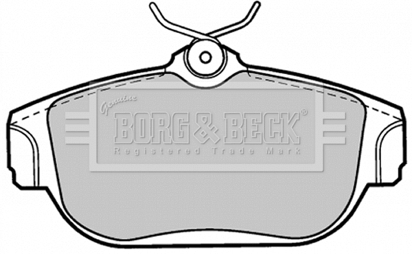 Brake Pad Set, disc brake (BBP1120)