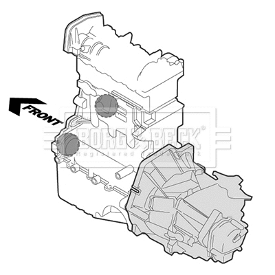Mounting, engine