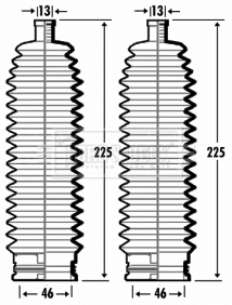 Bellow Kit, steering (BSG3382)