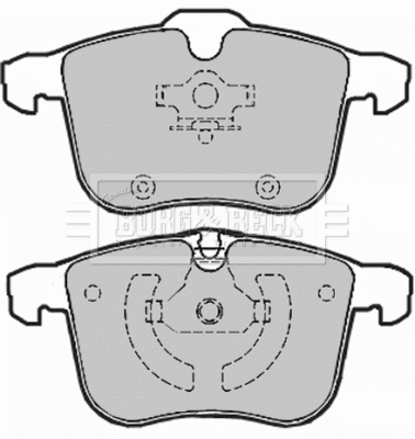 Brake Pad Set, disc brake (BBP1942)