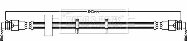 Brake Hose (BBH8124)