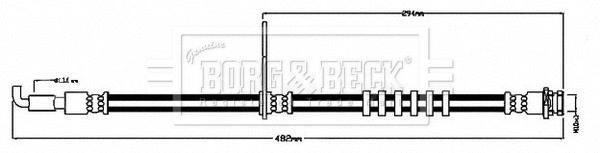 Brake Hose (BBH8684)