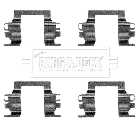 Accessory Kit, disc brake pad (BBK1066)