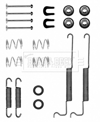 Accessory Kit, brake shoes (BBK6349)