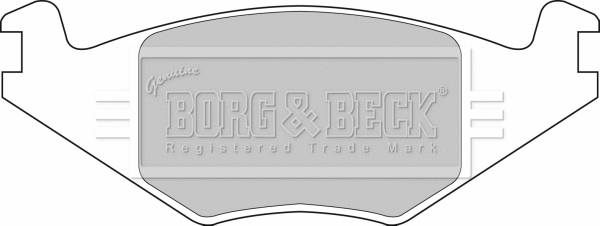 Brake Pad Set, disc brake (BBP1415)
