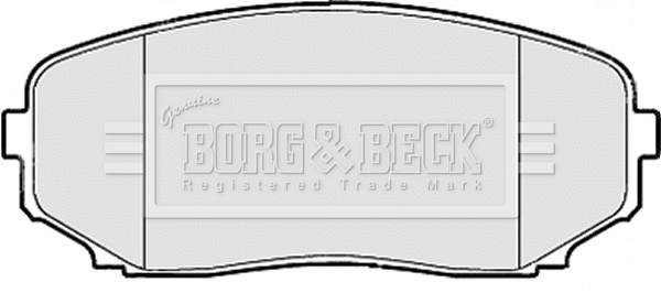 Brake Pad Set, disc brake (BBP2114)