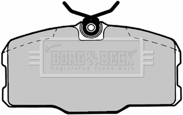 Brake Pad Set, disc brake (BBP1145)