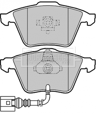 Brake Pad Set, disc brake (BBP2012)