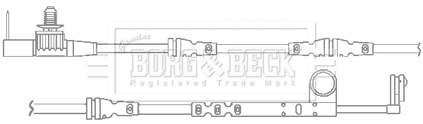 Warning Contact, brake pad wear (BWL3119)