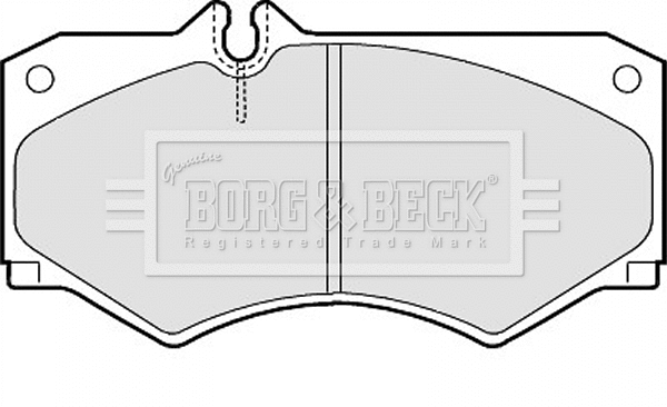 Brake Pad Set, disc brake (BBP1089)