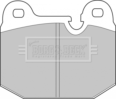 Brake Pad Set, disc brake (BBP1043)