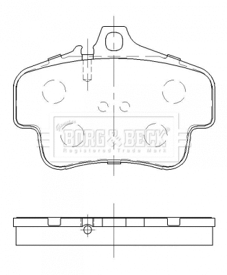 Brake Pad Set, disc brake (BBP2472)