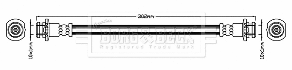 Brake Hose (BBH8084)