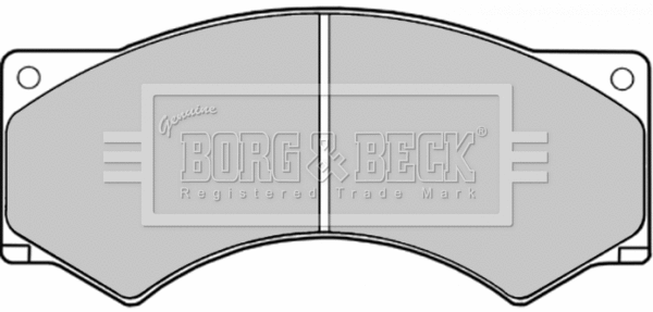 Brake Pad Set, disc brake (BBP1122)
