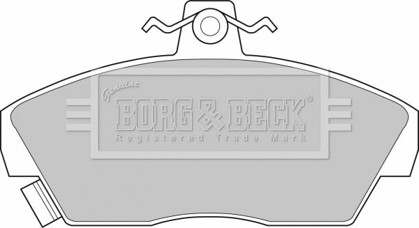Brake Pad Set, disc brake (BBP1109)