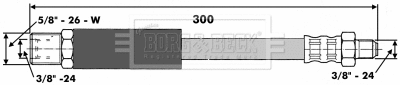 Brake Hose (BBH6539)