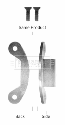 Accessory Kit, parking brake shoes