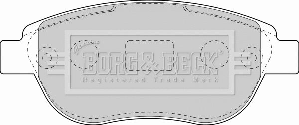 Brake Pad Set, disc brake (BBP1715)