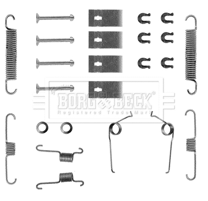 Accessory Kit, brake shoes (BBK6013)