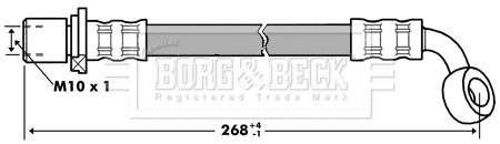 Brake Hose (BBH7284)