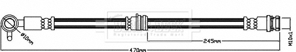 Brake Hose (BBH8424)