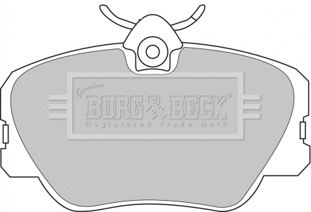 Brake Pad Set, disc brake (BBP1068)